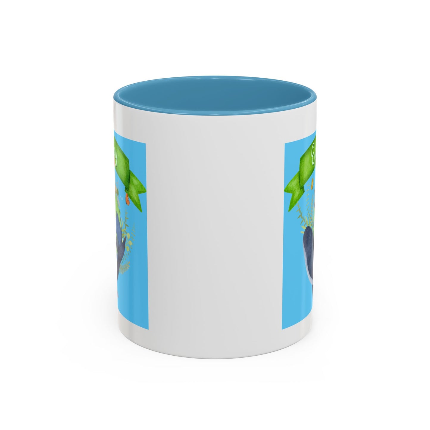 Earth Day Whale Coffee Mug — Eco Accent Mug