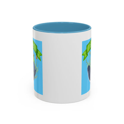 Earth Day Whale Coffee Mug — Eco Accent Mug