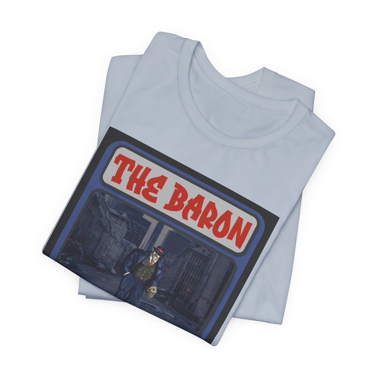 The Baron Trading Card - Unisex Jersey Tee - Vintage Card Design, Unique Graphic Shirt