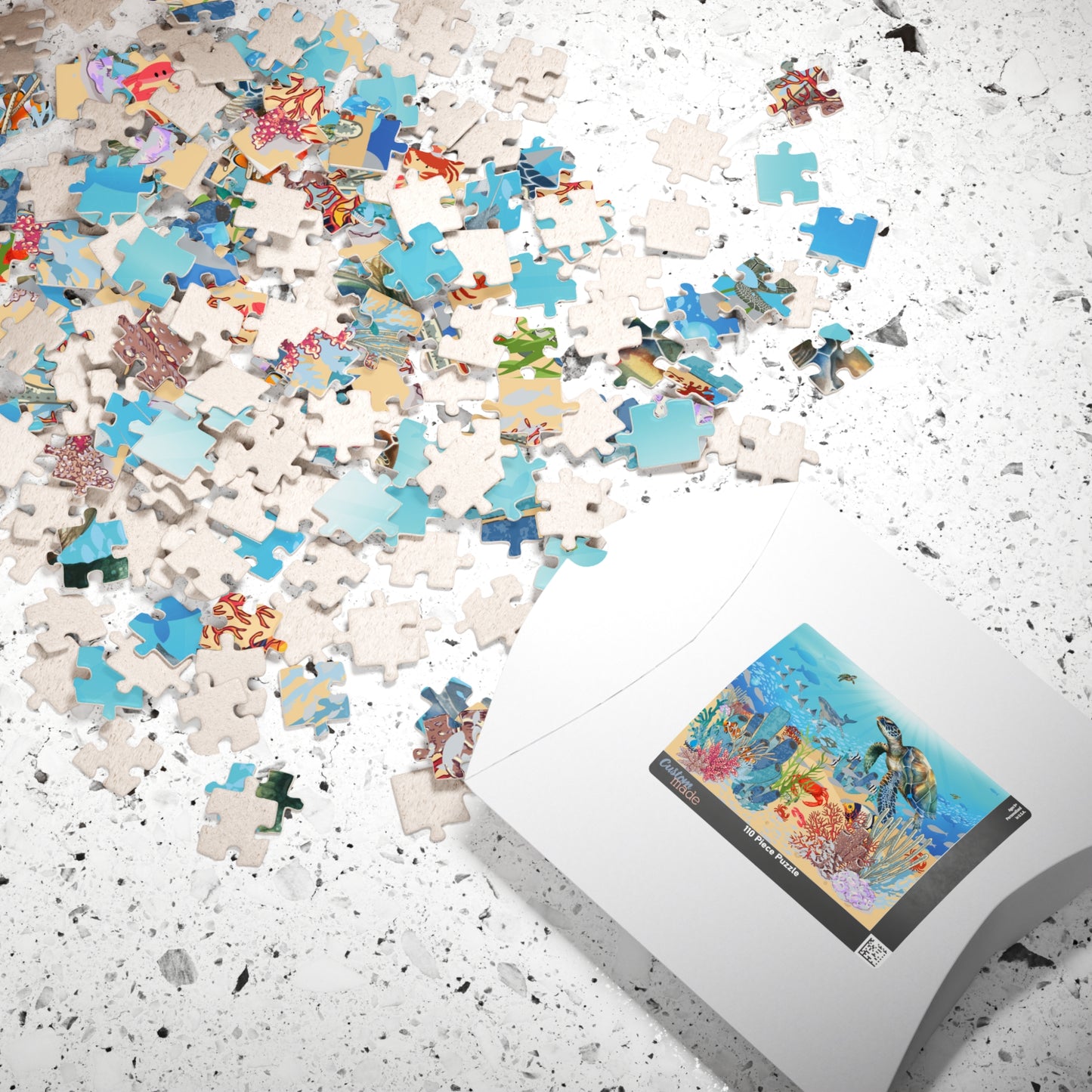 Sea Turtle Reef Jigsaw Puzzle — Ocean Wildlife Puzzle (110, 252, 520 pcs)