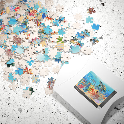 Sea Turtle Reef Jigsaw Puzzle — Ocean Wildlife Puzzle (110, 252, 520 pcs)