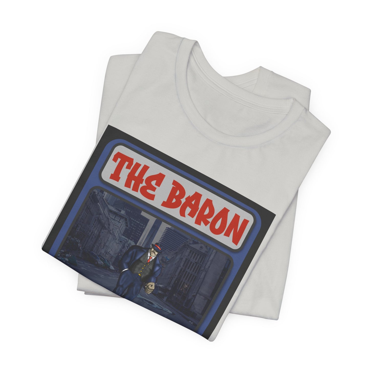 The Baron Trading Card - Unisex Jersey Tee - Vintage Card Design, Unique Graphic Shirt