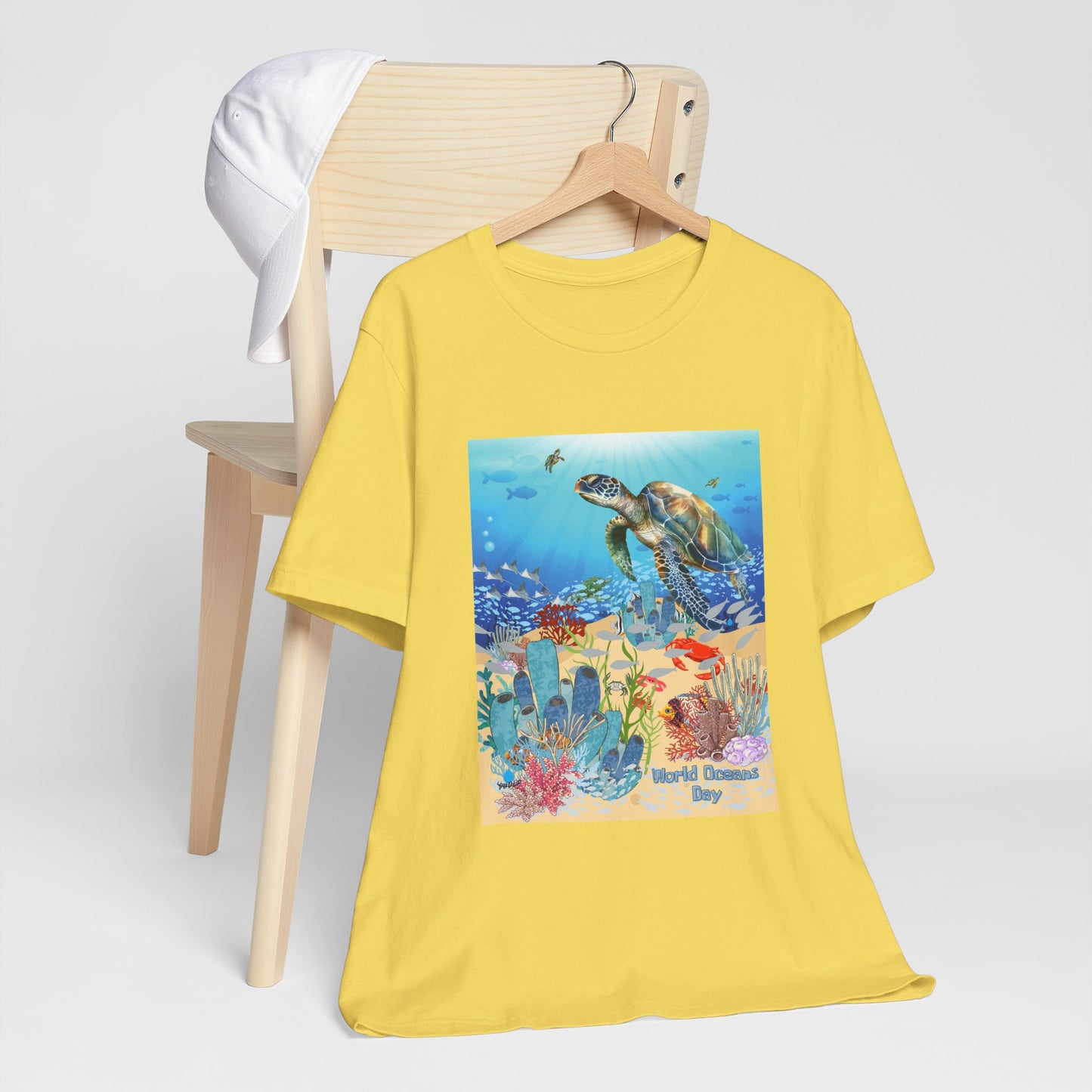 Sea Turtle Ocean Conservation Tee — World Oceans Day Graphic T-Shirt