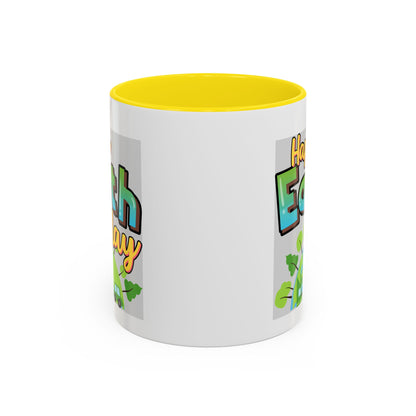 Happy Earth Day Coffee Mug — Eco Accent Mug