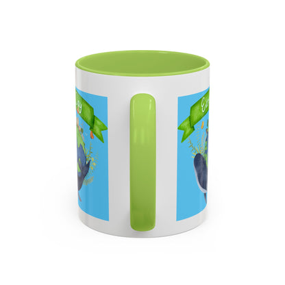 Earth Day Whale Coffee Mug — Eco Accent Mug