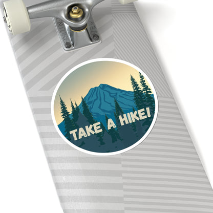 Take a Hike! (Rainier) - Kiss-Cut Stickers - Perfect for Outdoor Enthusiasts and Nature Lovers