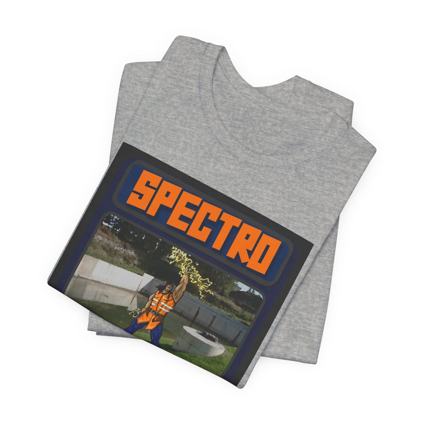 Spectro Trading Card Graphic Unisex Tee - Retro Style & Eco-Friendly Message