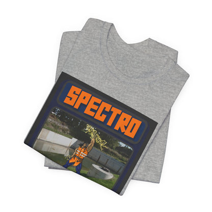 Spectro Trading Card Graphic Unisex Tee - Retro Style & Eco-Friendly Message
