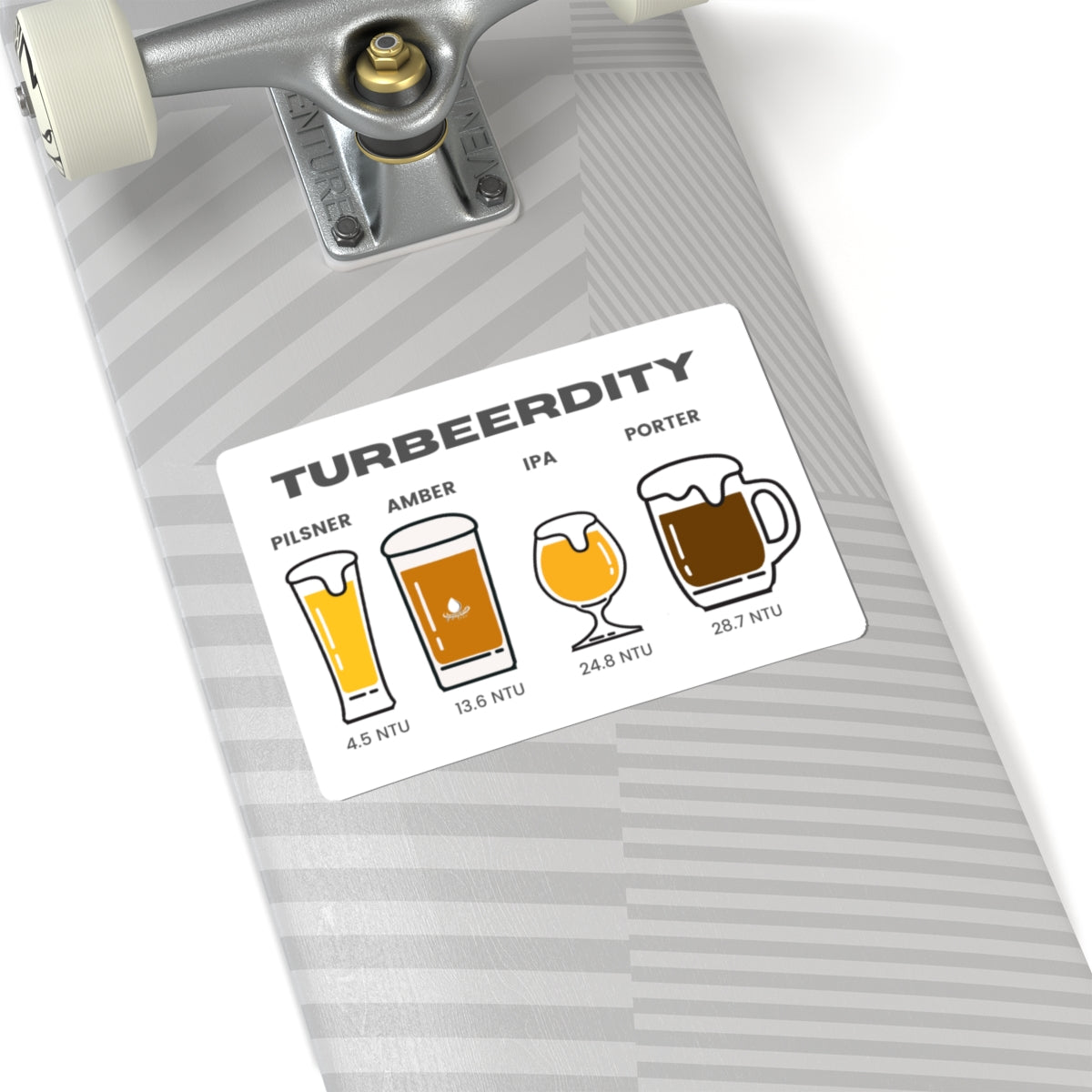 TURBEERDITY — Waterproof Kiss-Cut Decal for Environmental Professionals