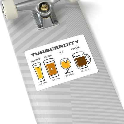 TURBEERDITY — Waterproof Kiss-Cut Decal for Environmental Professionals