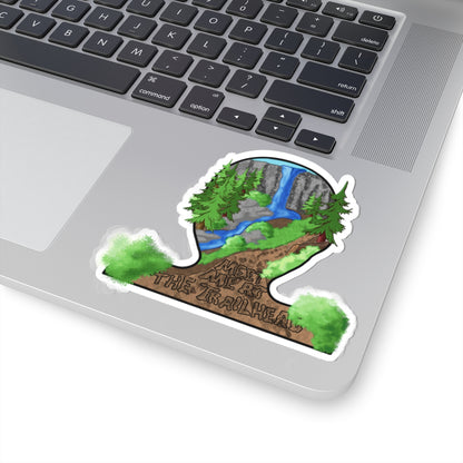 Meet Me at the Trailhead - Kiss-Cut Stickers - Perfect for Outdoor Enthusiasts and Nature Lovers