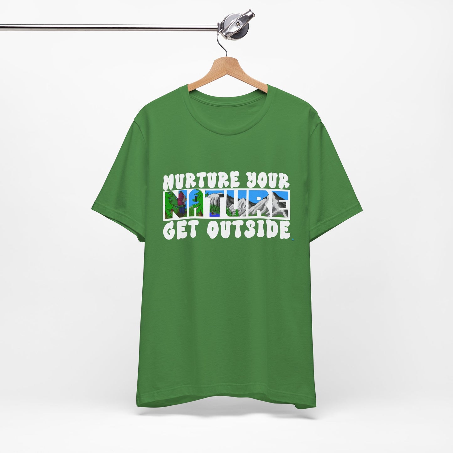 Nature Tee — “Nurture Your Nature, Get Outside” Outdoor Graphic T-Shirt