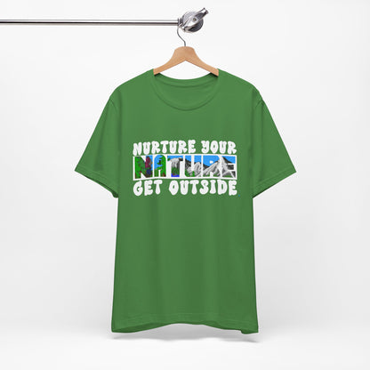 Nature Tee — “Nurture Your Nature, Get Outside” Outdoor Graphic T-Shirt
