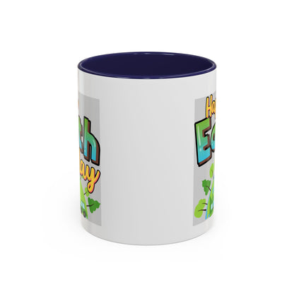 Happy Earth Day Coffee Mug — Eco Accent Mug