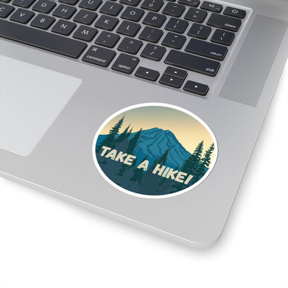 Take a Hike! (Rainier) - Kiss-Cut Stickers - Perfect for Outdoor Enthusiasts and Nature Lovers