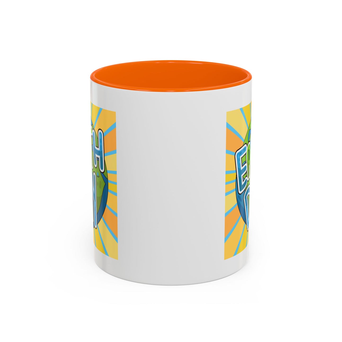 Earth Day Sunburst Coffee Mug — Eco Accent Mug