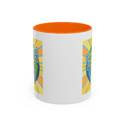 Earth Day Sunburst Coffee Mug — Eco Accent Mug