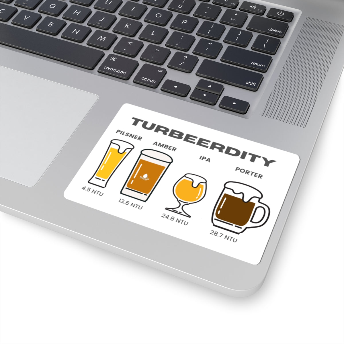 TURBEERDITY — Waterproof Kiss-Cut Decal for Environmental Professionals