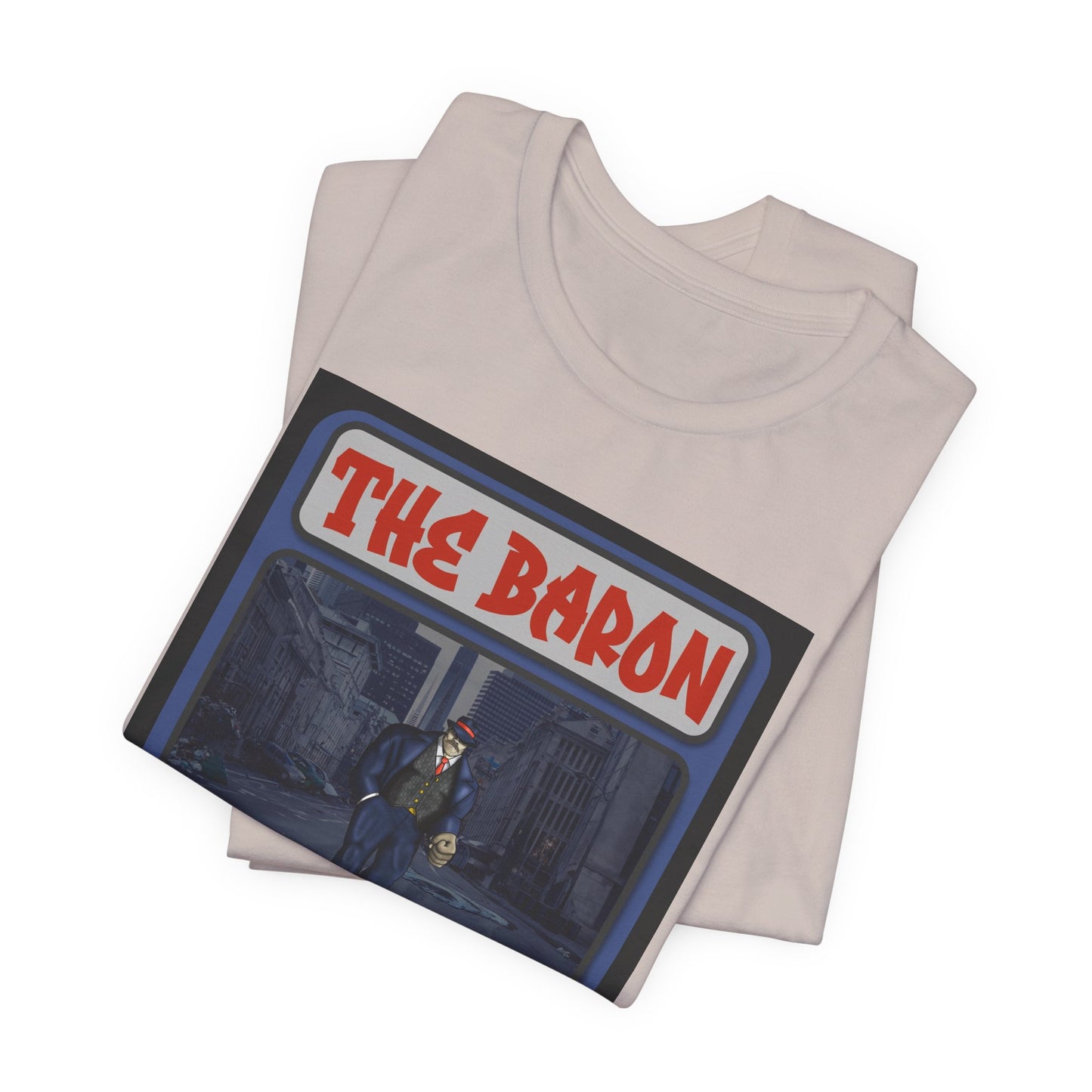 The Baron Trading Card - Unisex Jersey Tee - Vintage Card Design, Unique Graphic Shirt