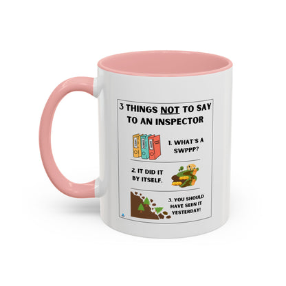 Inspector - Humorous Accent Coffee Mug - 11oz
