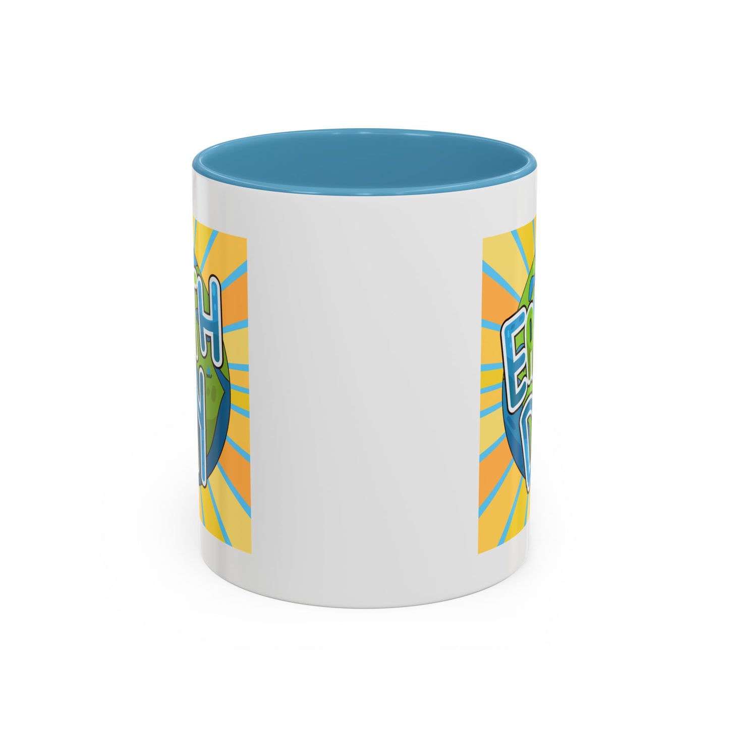 Earth Day Sunburst Coffee Mug — Eco Accent Mug
