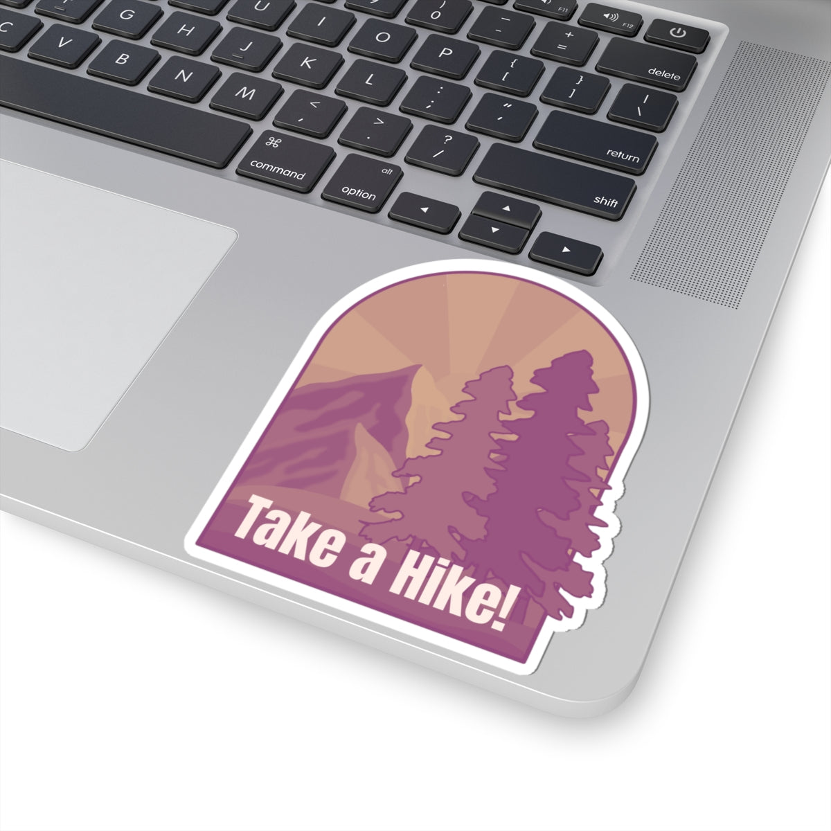 Take a Hike! (sepia) - Kiss-Cut Stickers - Perfect for Outdoor Enthusiasts and Nature Lovers