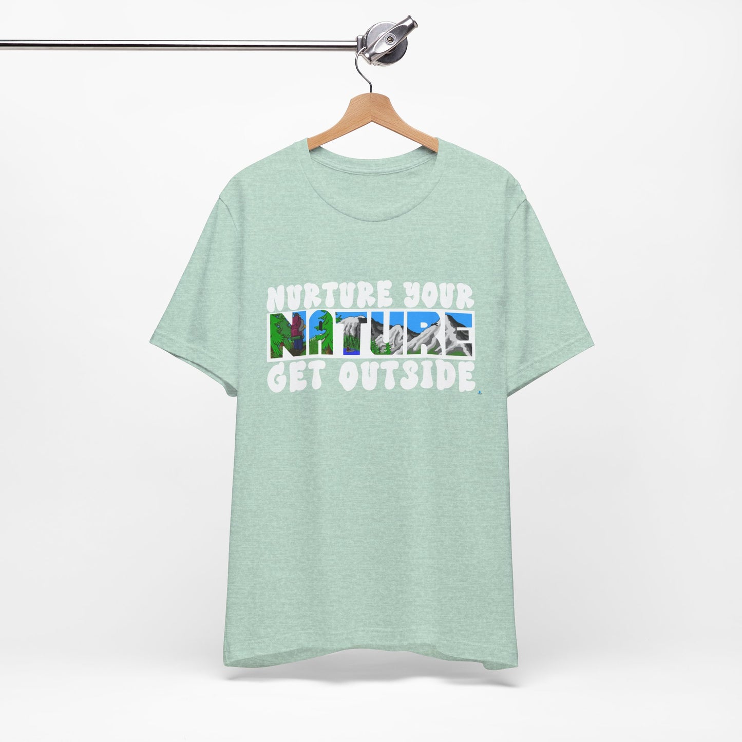 Nature Tee — “Nurture Your Nature, Get Outside” Outdoor Graphic T-Shirt