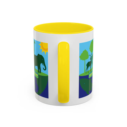 Earth Day Animals Coffee Mug — Eco Accent Mug