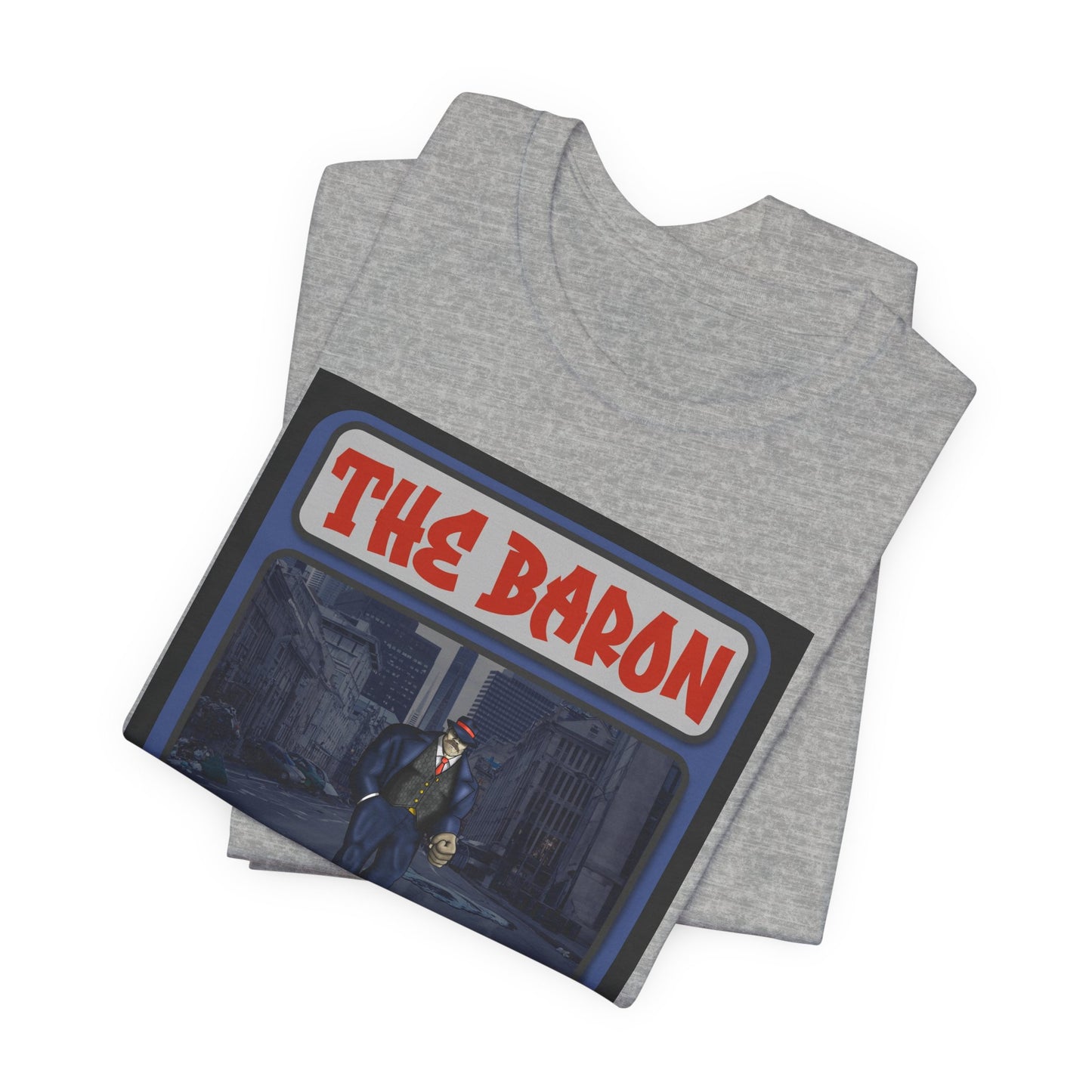 The Baron Trading Card - Unisex Jersey Tee - Vintage Card Design, Unique Graphic Shirt