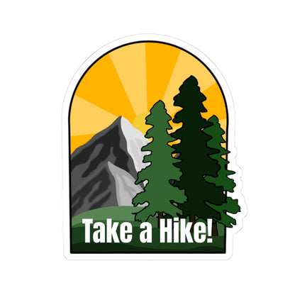 Take a Hike! - Kiss-Cut Stickers - Perfect for Outdoor Enthusiasts and Nature Lovers