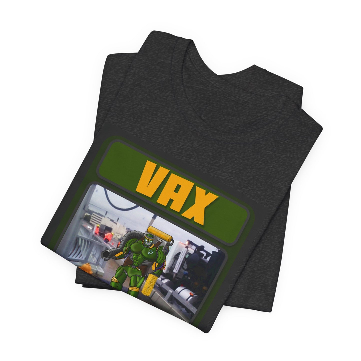 VAX Trading Card Graphic Tee - For Fun Loving Fans