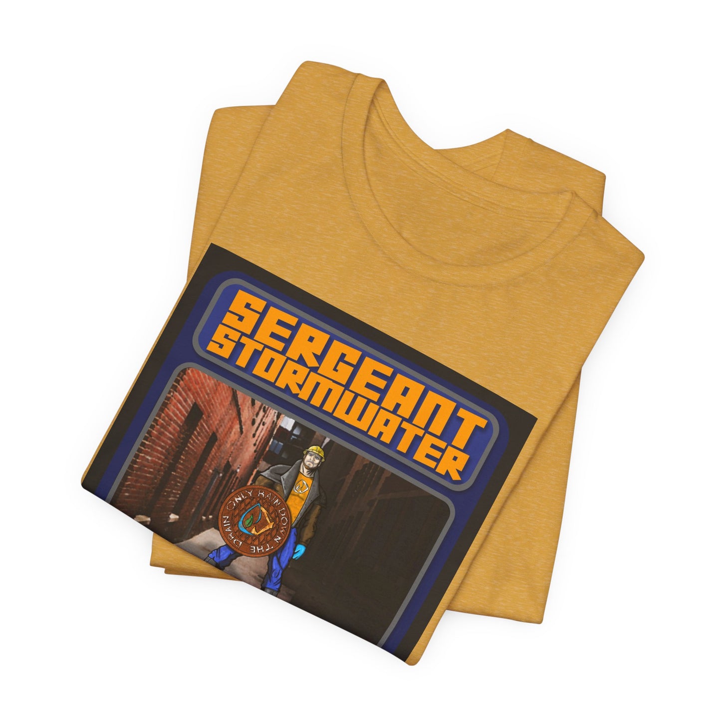 Sergeant Stormwater Trading Card - Retro Graphic Tee