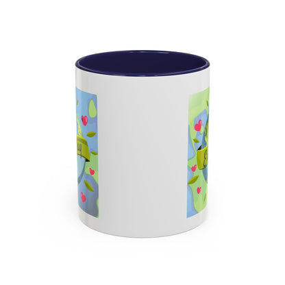 Earth Day Hearts Coffee Mug — Eco Accent Mug