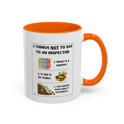 Inspector - Humorous Accent Coffee Mug - 11oz
