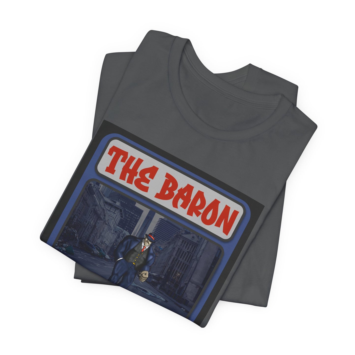 The Baron Trading Card - Unisex Jersey Tee - Vintage Card Design, Unique Graphic Shirt