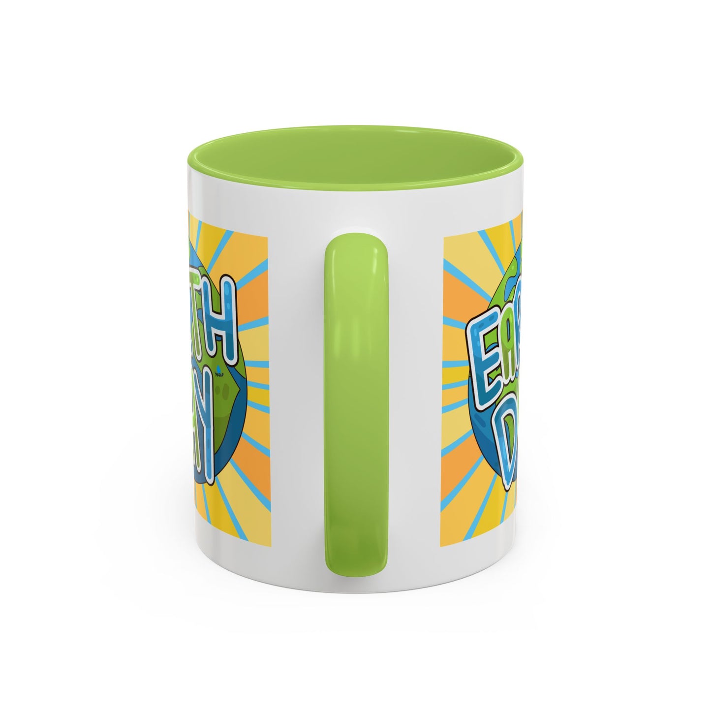 Earth Day Sunburst Coffee Mug — Eco Accent Mug