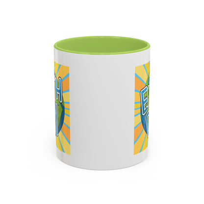 Earth Day Sunburst Coffee Mug — Eco Accent Mug