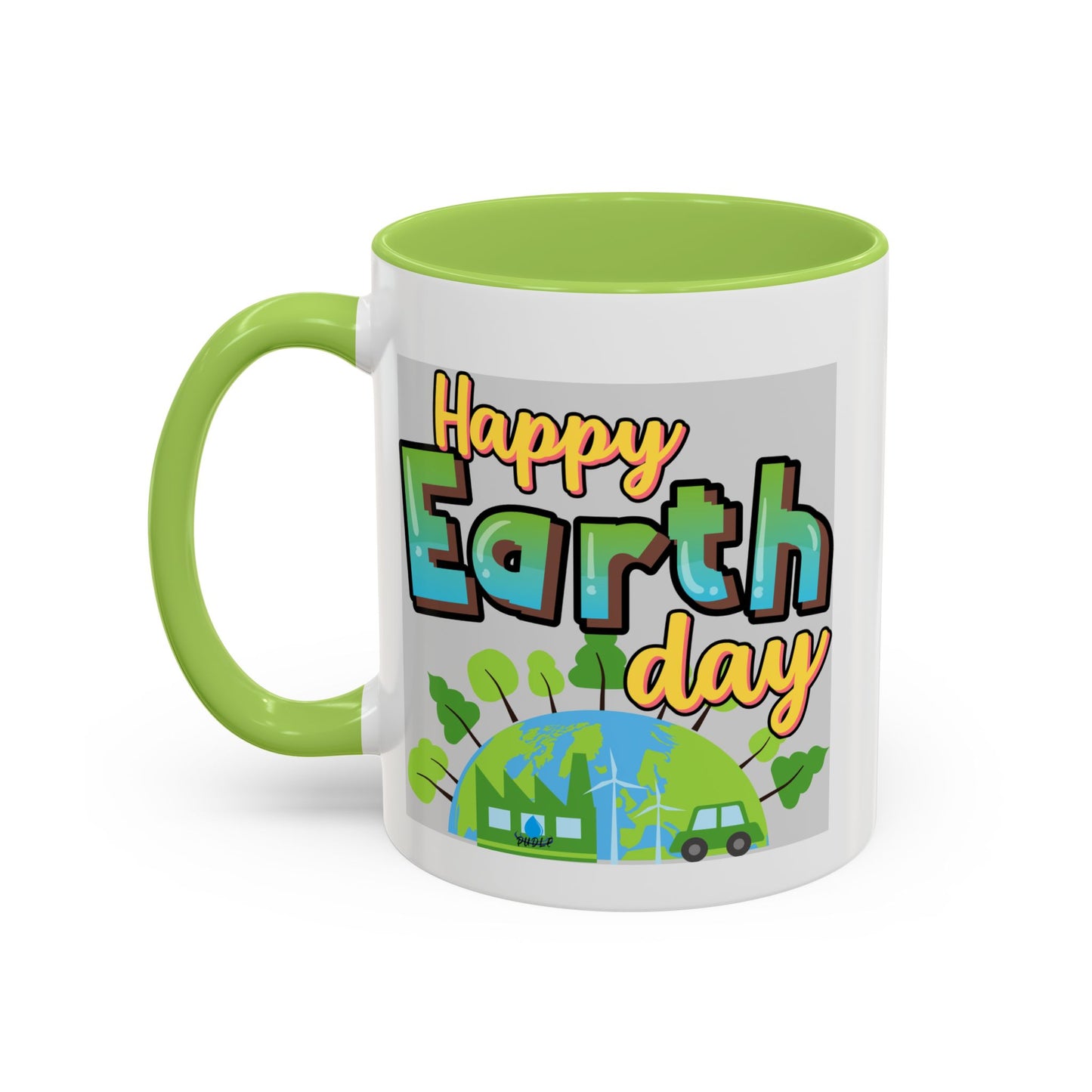 Happy Earth Day Coffee Mug — Eco Accent Mug