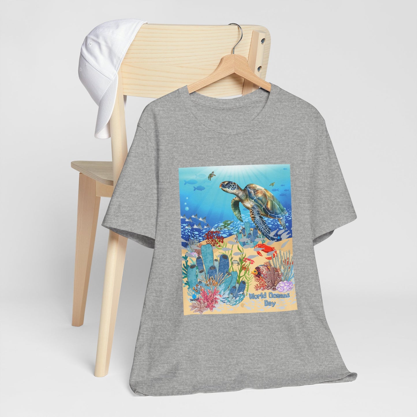 Sea Turtle Ocean Conservation Tee — World Oceans Day Graphic T-Shirt