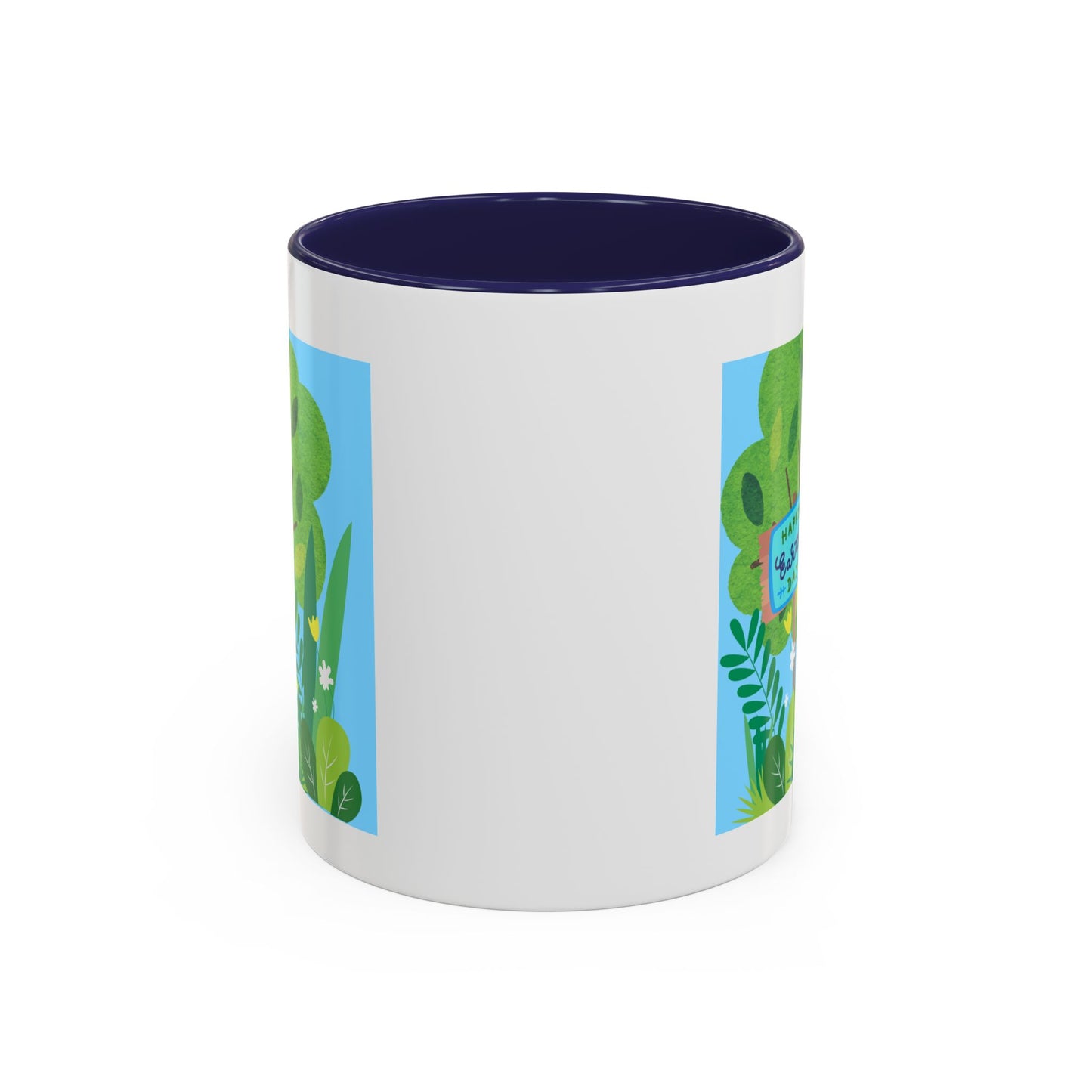 Happy Earth Day Garden Coffee Mug — Eco Accent Mug