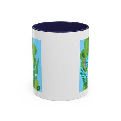 Happy Earth Day Garden Coffee Mug — Eco Accent Mug