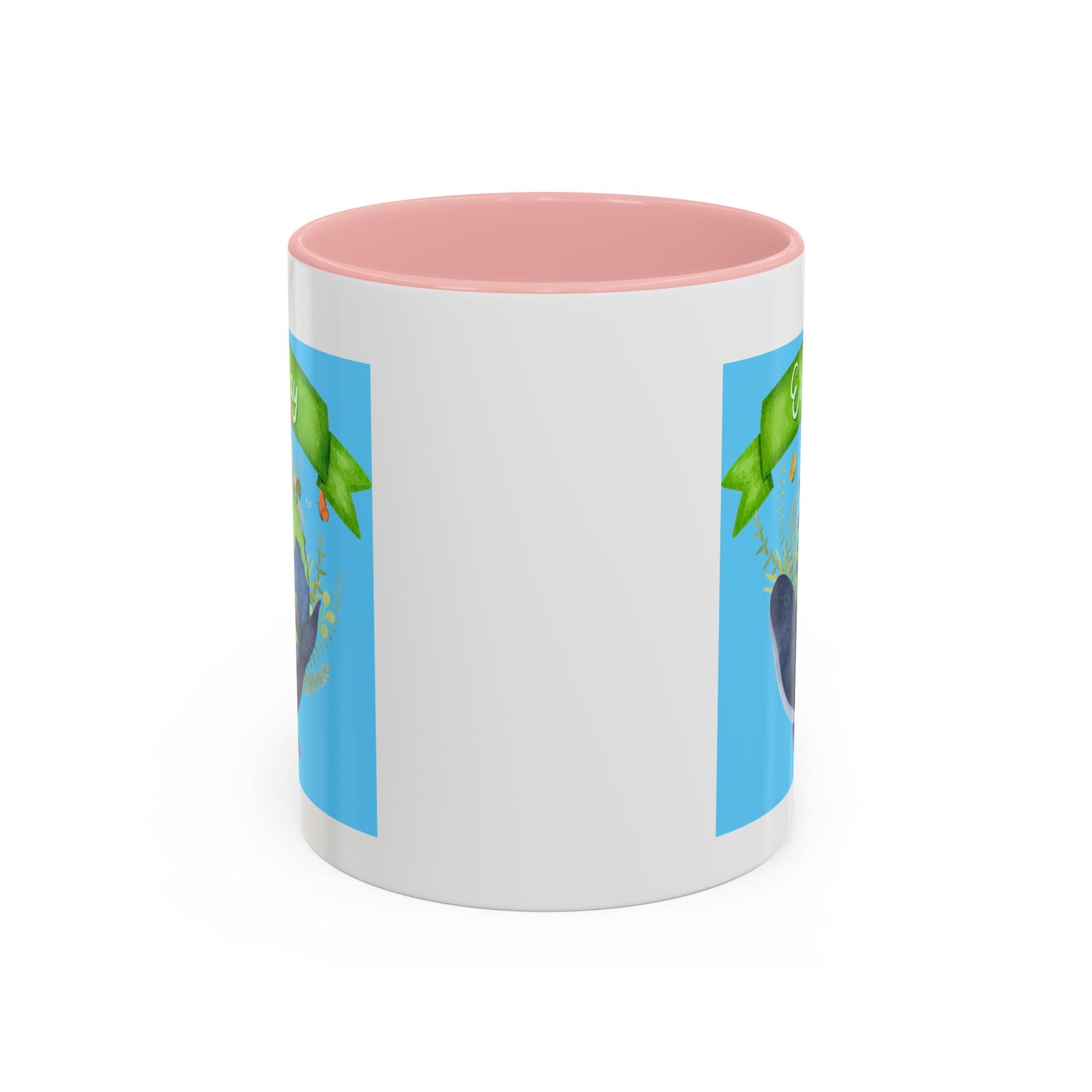 Earth Day Whale Coffee Mug — Eco Accent Mug