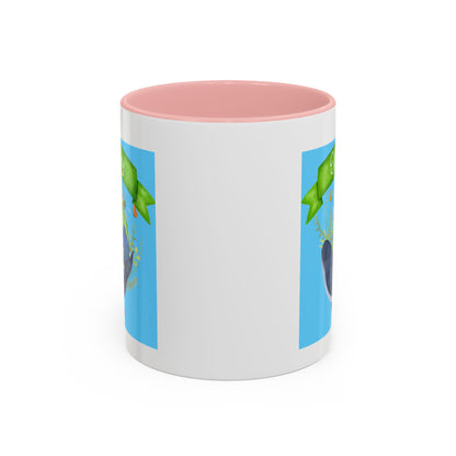 Earth Day Whale Coffee Mug — Eco Accent Mug