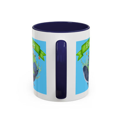 Earth Day Whale Coffee Mug — Eco Accent Mug
