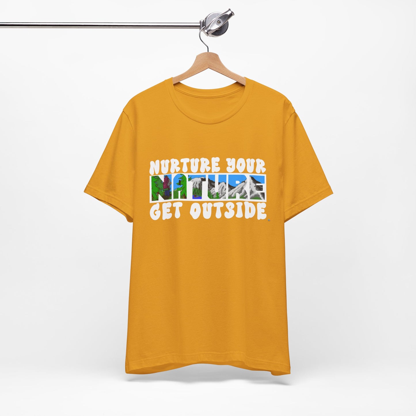 Nature Tee — “Nurture Your Nature, Get Outside” Outdoor Graphic T-Shirt
