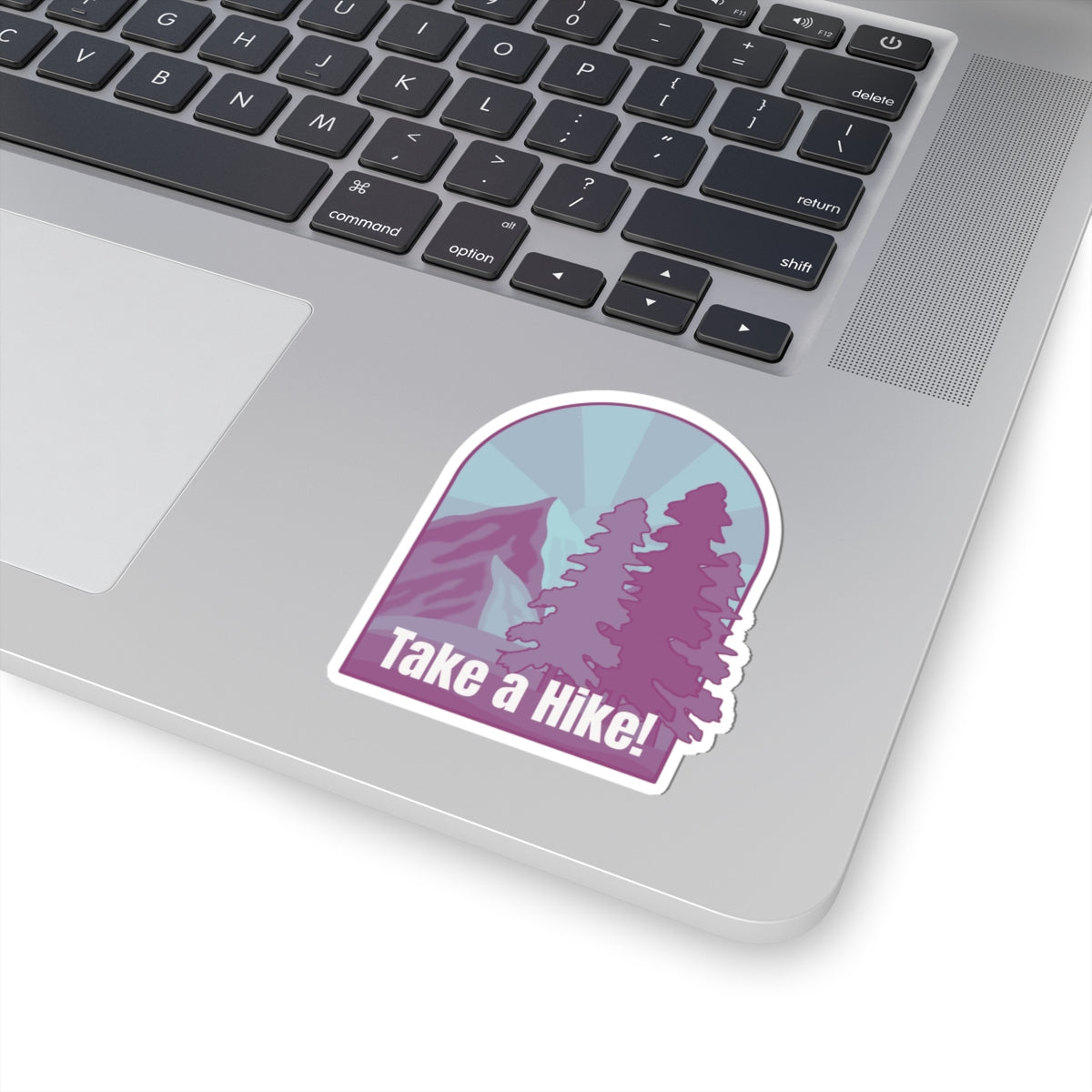 Take a Hike! (purple) - Kiss-Cut Stickers - Perfect for Outdoor Enthusiasts and Nature Lovers
