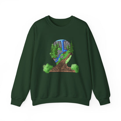 Meet Me at the Trailhead - Nature-Inspired Crewneck Sweatshirt DTG