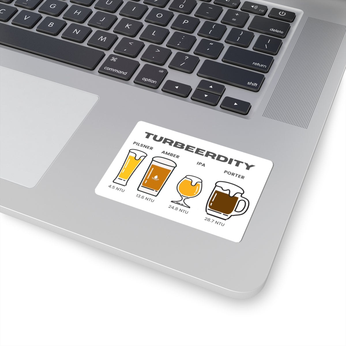 TURBEERDITY — Waterproof Kiss-Cut Decal for Environmental Professionals