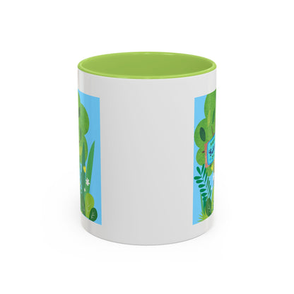 Happy Earth Day Garden Coffee Mug — Eco Accent Mug
