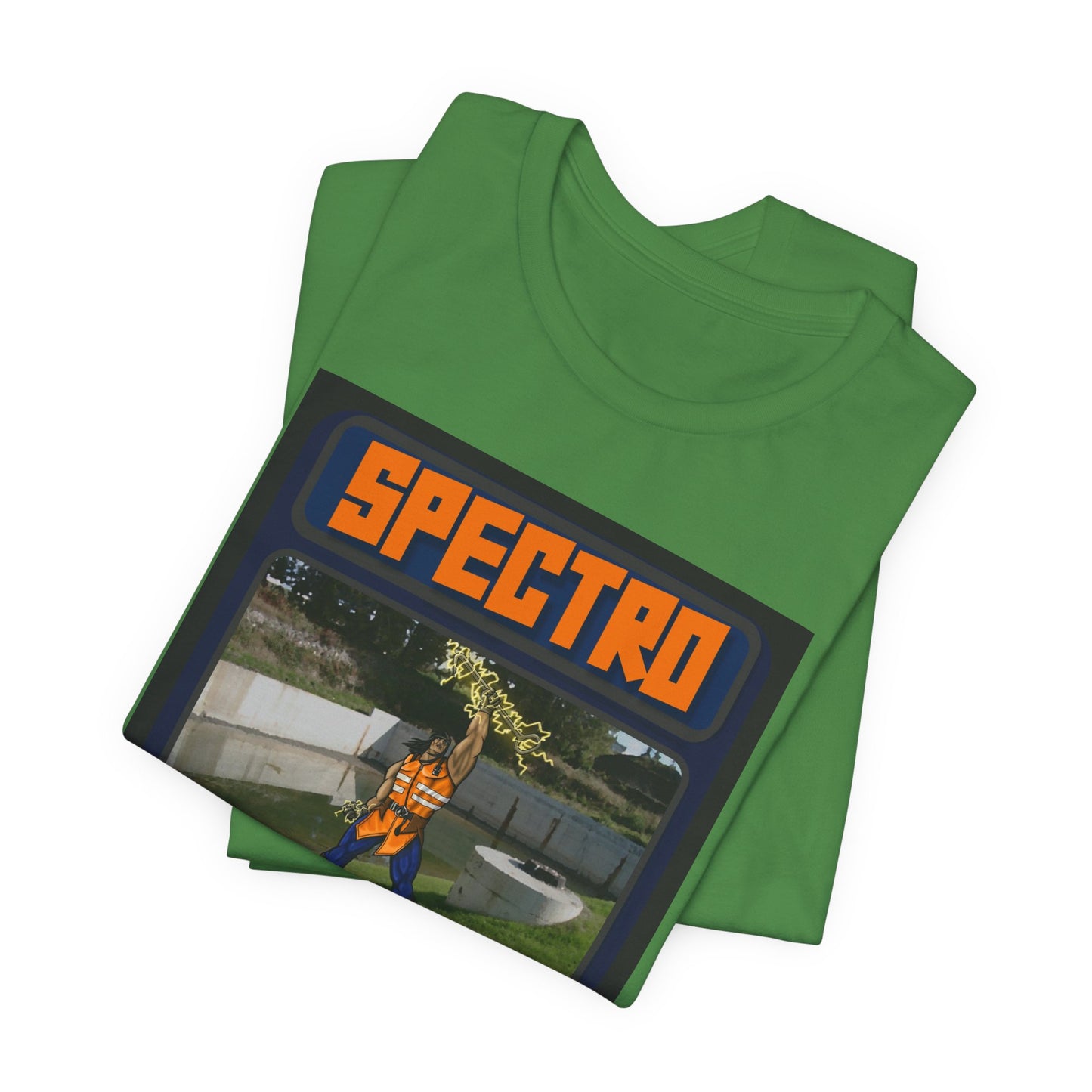 Spectro Trading Card Graphic Unisex Tee - Retro Style & Eco-Friendly Message